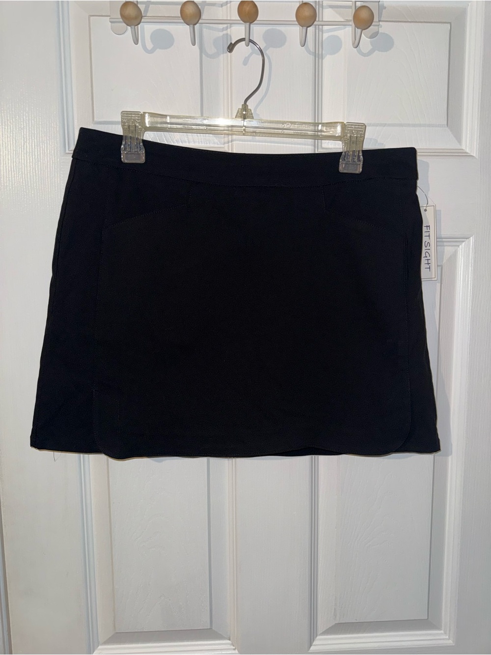 Women’s Petite Golf Skort Size PL Black Skirt With Shorts NWT